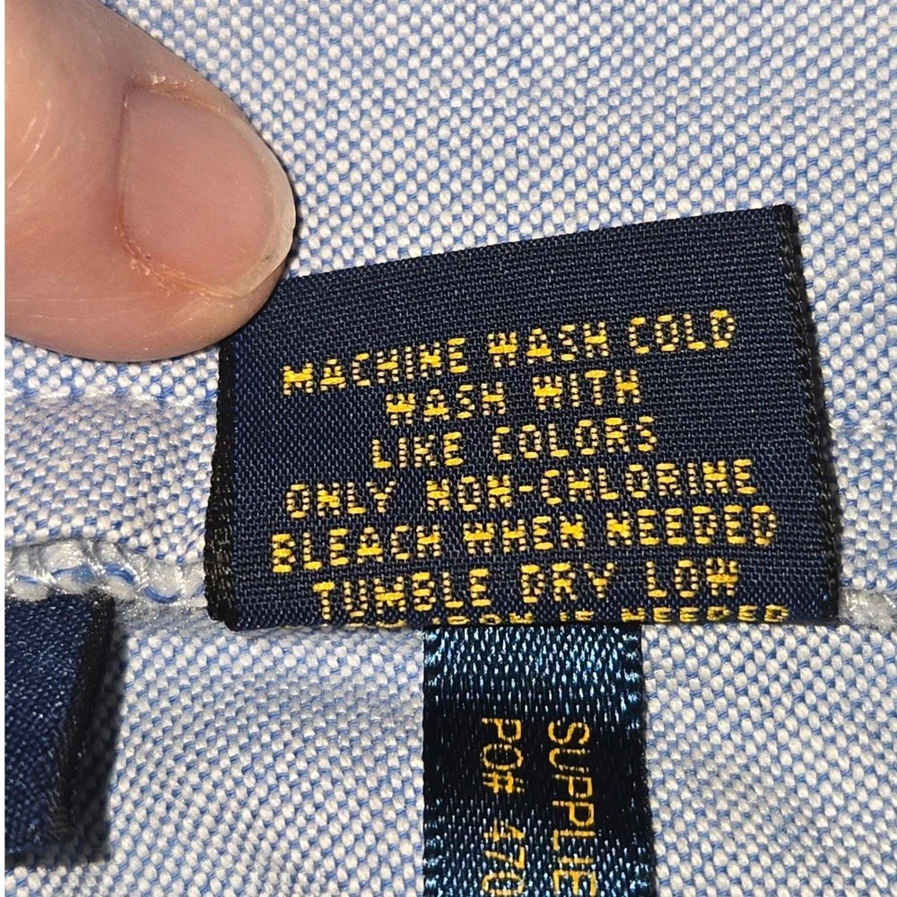 Polo Ralph Lauren Light Blue Oxford Shorts Men's 30 Classic Fit Watchhill 3